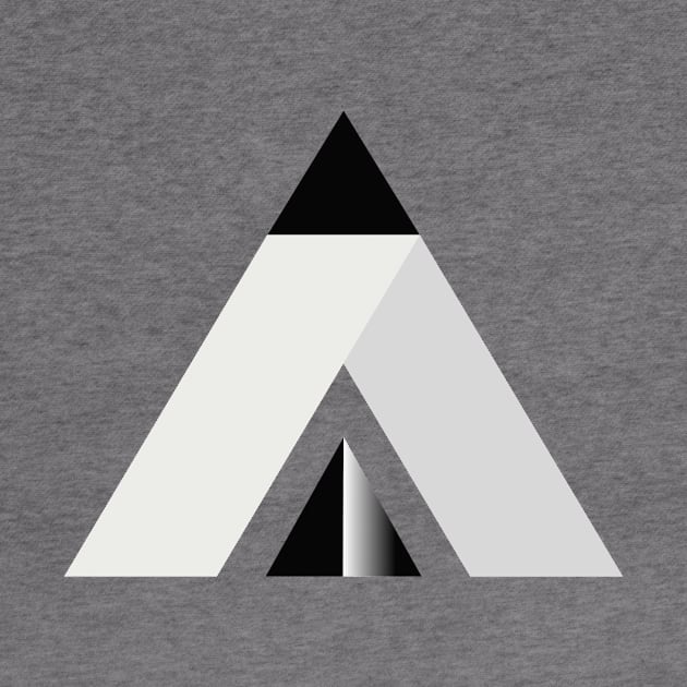 Sacred Geometry Minimal Hipster Triangles by Urban_Vintage